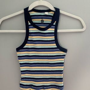 Cropped racerback top